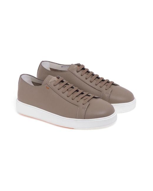 Santoni Gray Sneakers for men