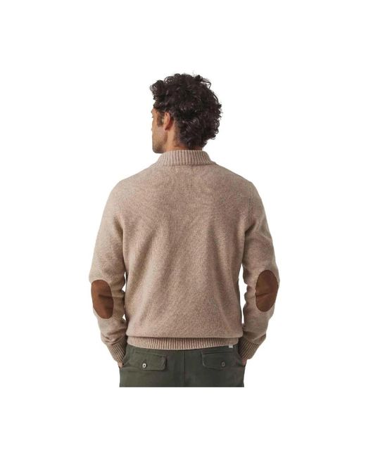 Scotta Half-Zip Turtleneck in het Brown voor heren