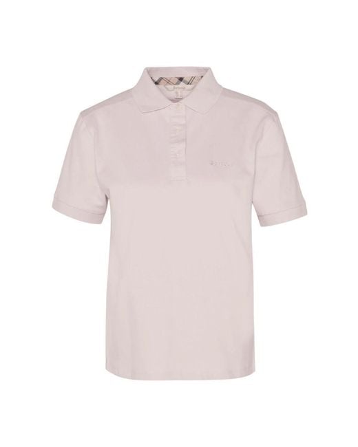 Barbour Pink Rosa T-Shirts Und Polos