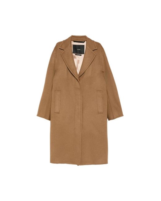 Single-Breasted Coats Max Mara de color Brown