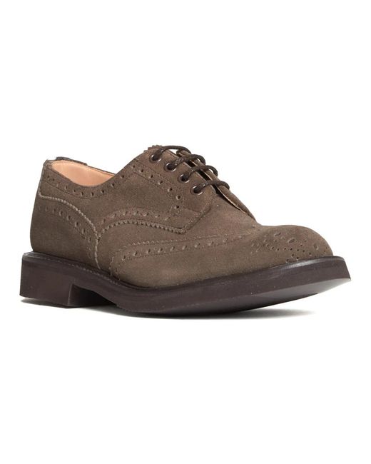 Tricker's Brown Laced Shoes for men