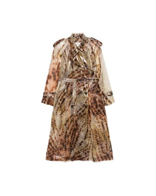 Dries Van Noten Brown Trench Coats
