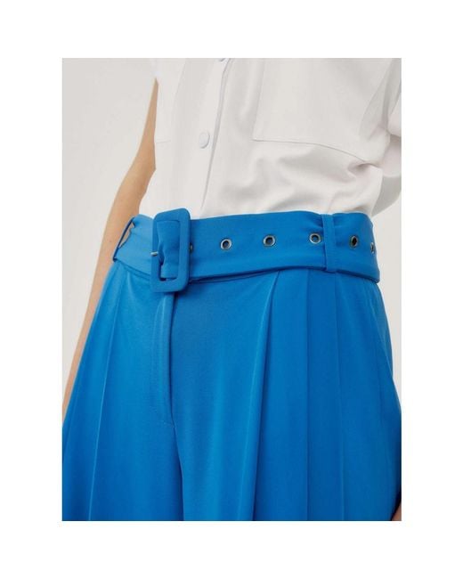 Silvian Heach Blue Wide Trousers