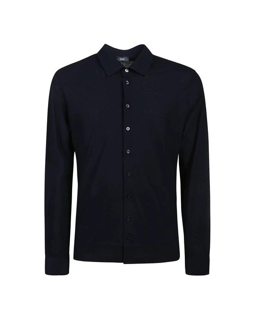 Herno Casual Overhemden in het Blue voor heren