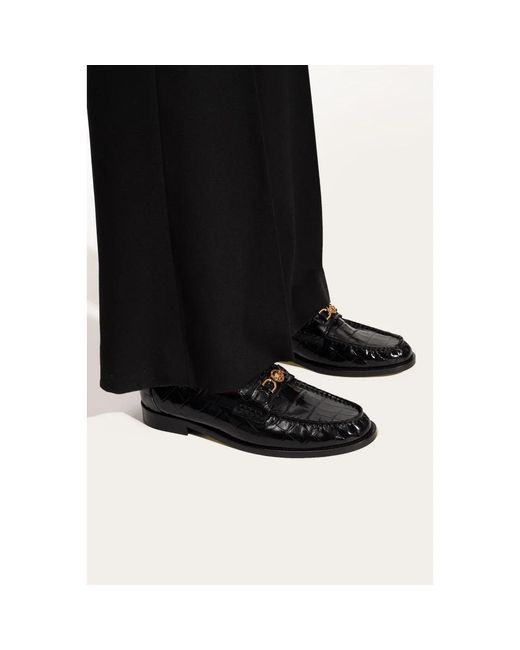 Versace Black Loafers