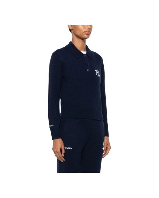 Sporty & Rich Blue Cashmere Knitwear for men
