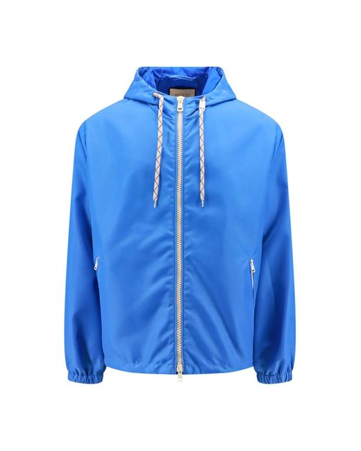 Gucci Blue Nylon Jacket