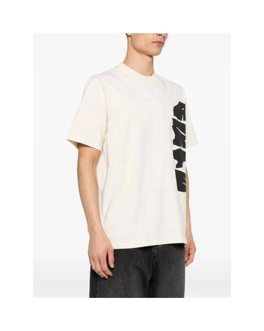 T-Shirts Arte' de hombre de color White