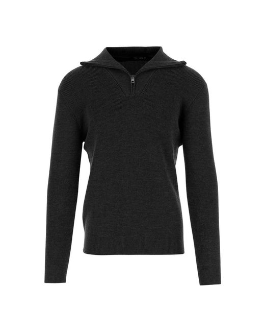 Tagliatore Linton Wool Sweater in Black für Herren