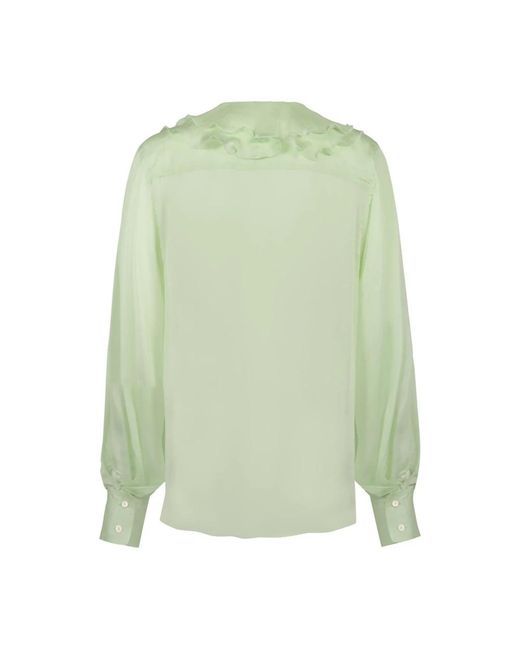 Victoria Beckham Green Blouses