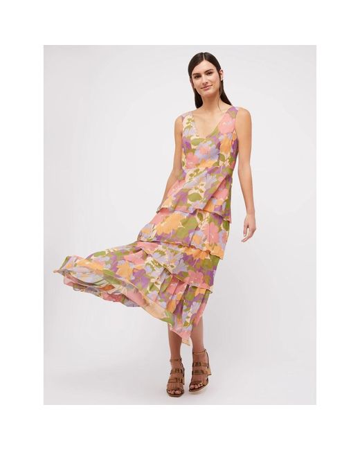 Midi Dresses Pennyblack de color Red