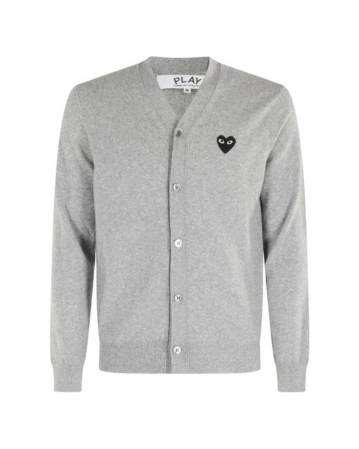 COMME DES GARÇONS PLAY Truien & Vesten ,Grijs ,Cardigan in het Gray voor heren