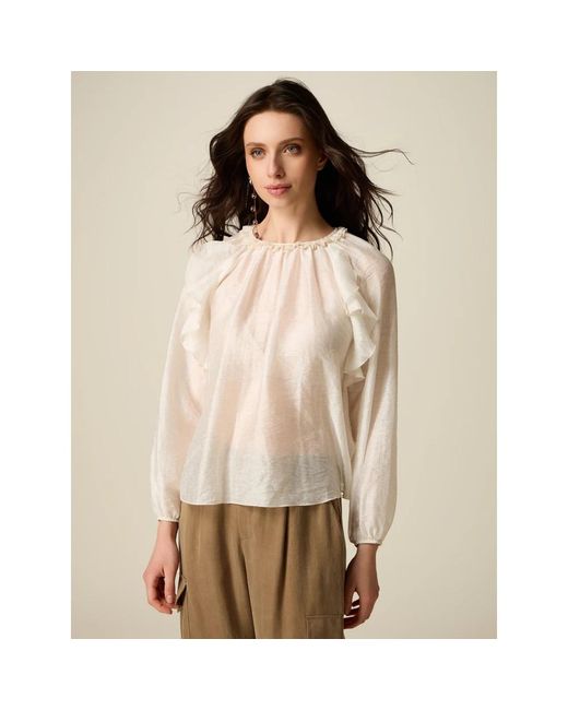 Blouses di Oltre in Natural