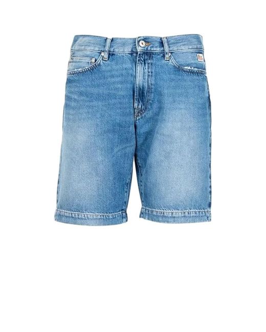 Roy Rogers Blue Denim Shorts for men