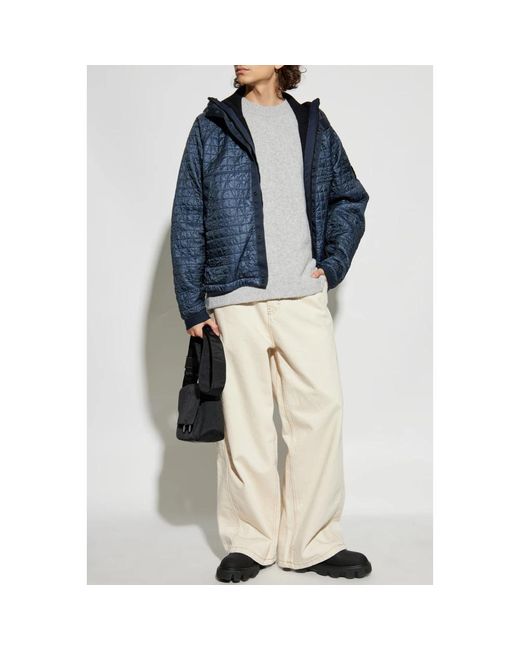 Stone Island Blue Light Jackets for men