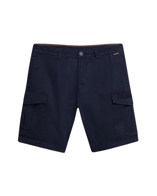 Napapijri Blue Casual Shorts for men