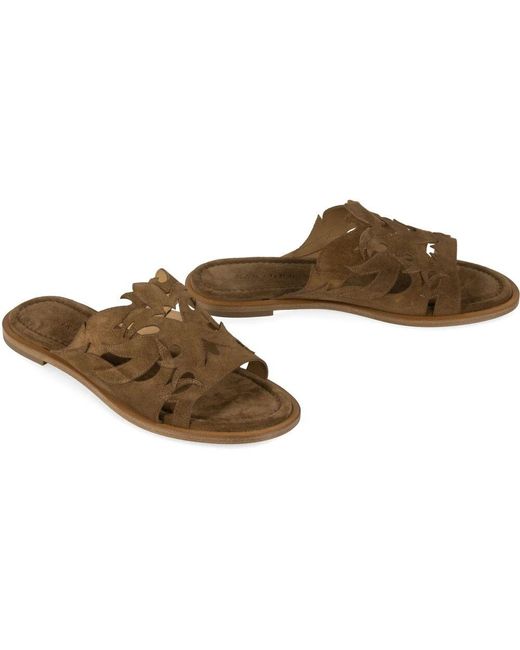 Sliders di Sartore in Brown