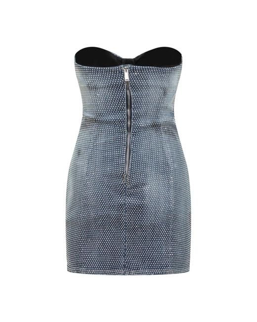 DSquared² Blue Short Dresses