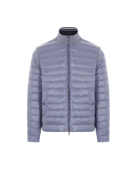 Cappotto blu reversibile leggero di Herno in Blue da Uomo
