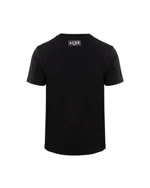 Acne Tops ,Zwart ,Yin Zwart T-Shirt in het Black voor heren