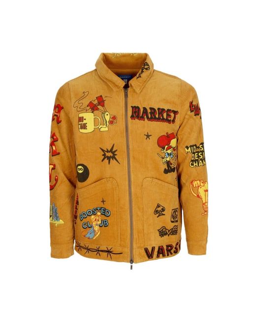 Market Jassen ,Oranje ,Corduroy Booster Club Jack in het Yellow voor heren
