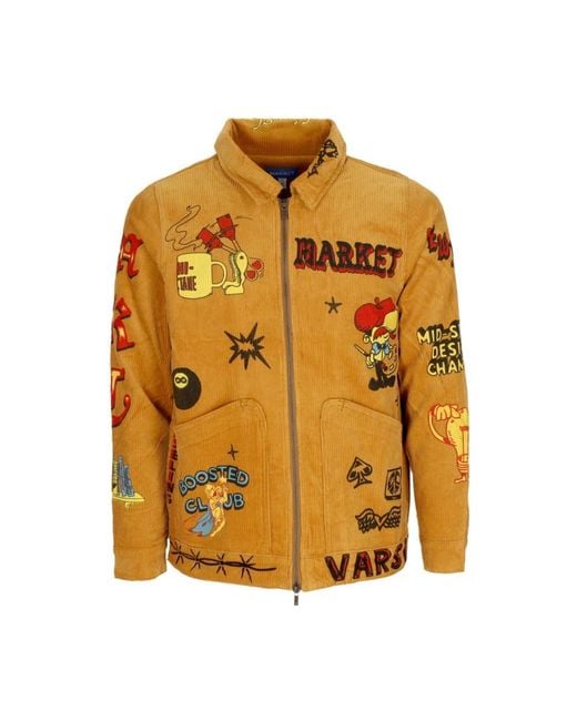 Market Yellow Light Jackets for men