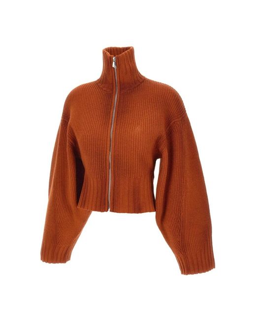 Cardigans The Attico de color Brown