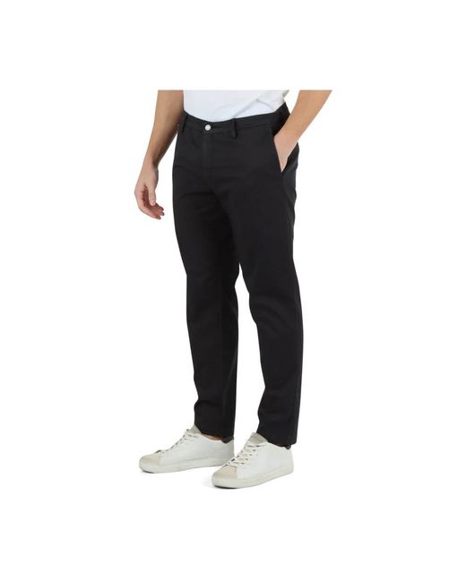 Replay Black Chinos for men