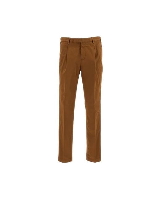 PT01 Brown Chinos for men