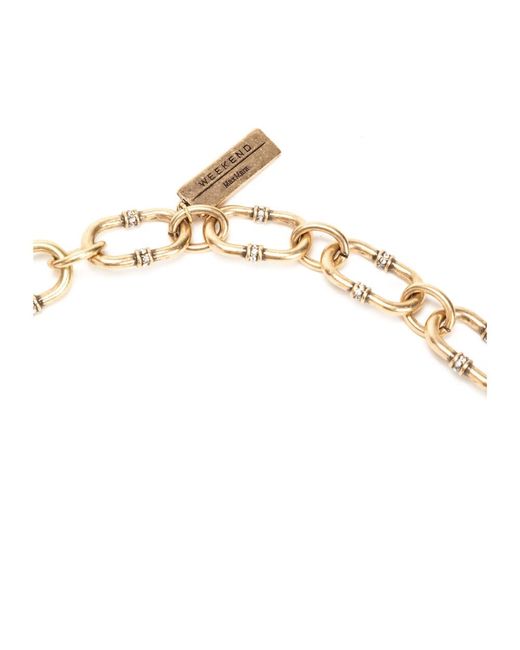 Max Mara Metallic Brosche