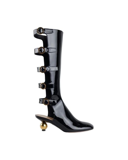 Dior Black Heeled Boots