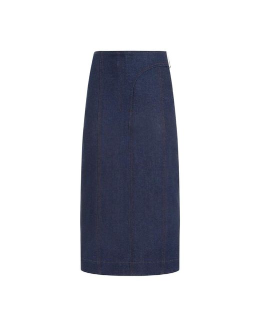 Jacquemus Blue Denim Skirts