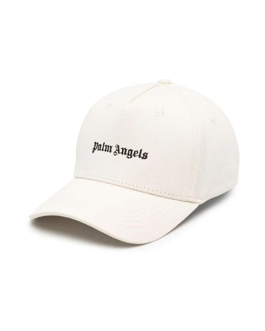 Palm Angels White Caps for men