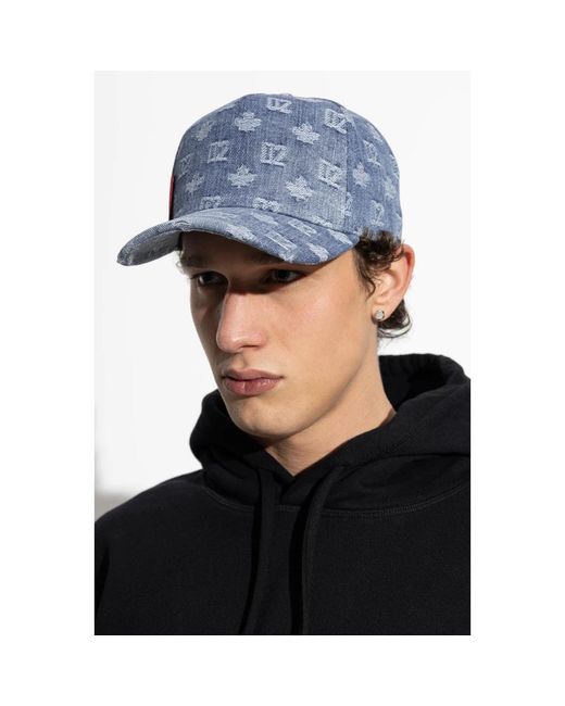 DSquared² Cap With Visor in Blue für Herren