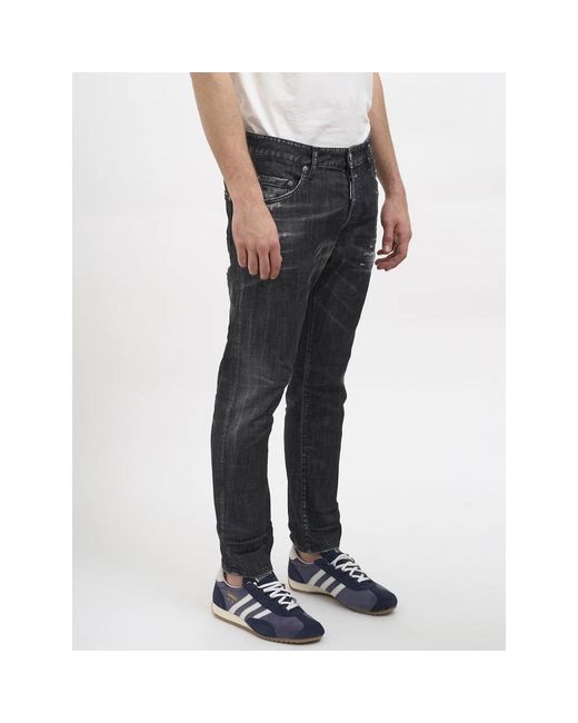 DSquared² Gray Slim-Fit Jeans for men