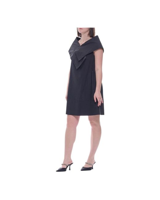 MEIMEIJ Black Short Dresses