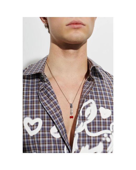 Necklaces di DSquared² in Metallic da Uomo