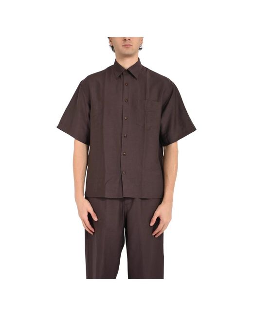 Costumein Gray Short Sleeve Shirts for men