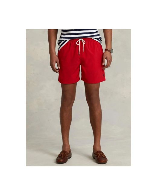 Ralph Lauren Red Beachwear for men