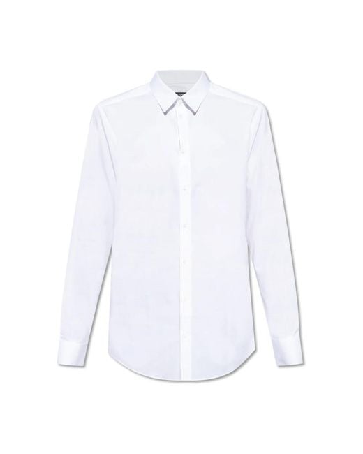 Dolce & Gabbana White Formal Shirts for men
