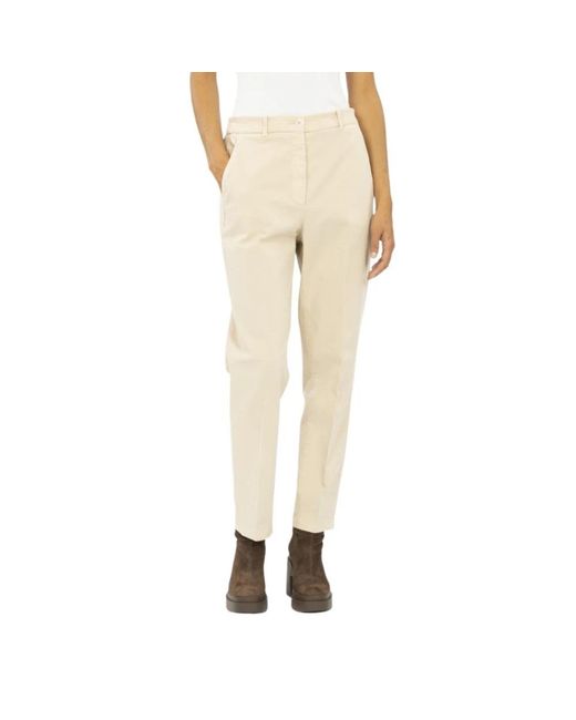 Incotex Natural Straight Trousers