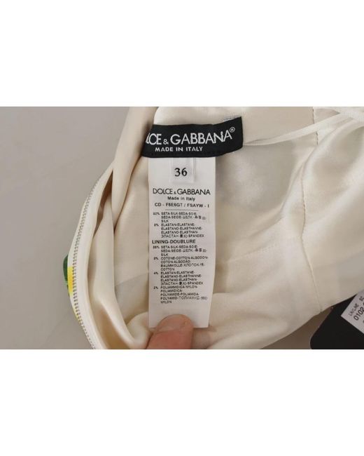 Dolce & Gabbana Metallic Seidenkleid - elegant und bequem