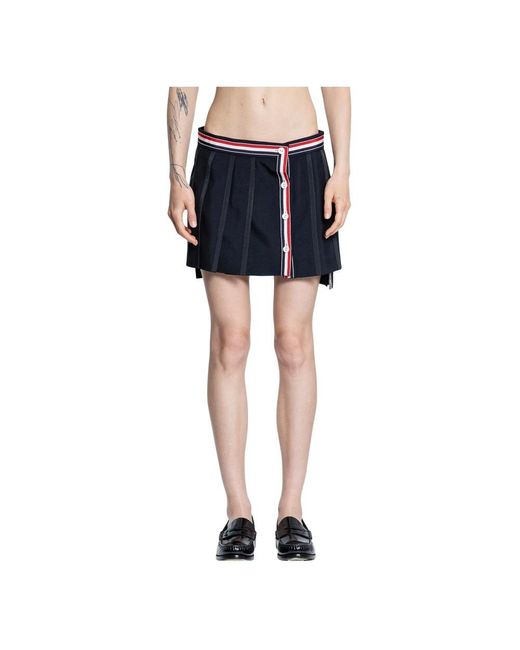 Thom Browne Blue Short Skirts