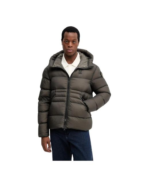 Down Jackets Blauer pour homme en coloris Black