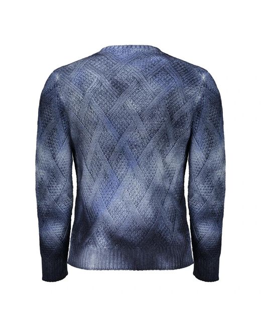 Moorer Blue Round-Neck Knitwear for men