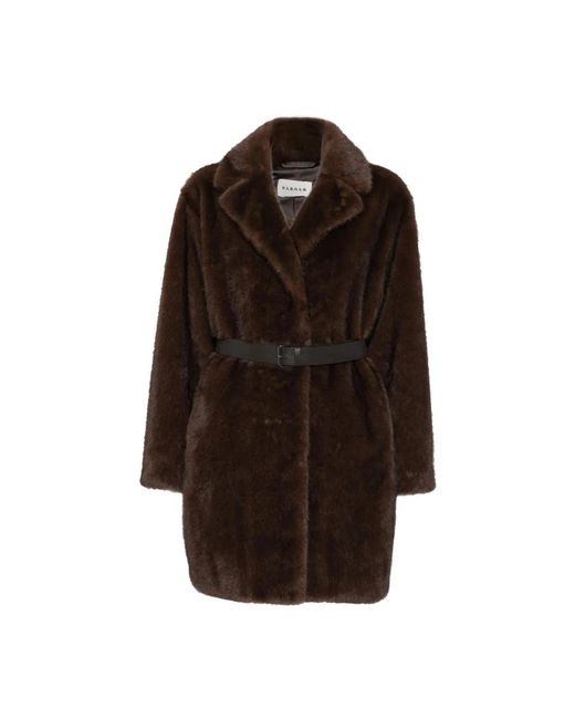 P.A.R.O.S.H. Brown Belted Coats