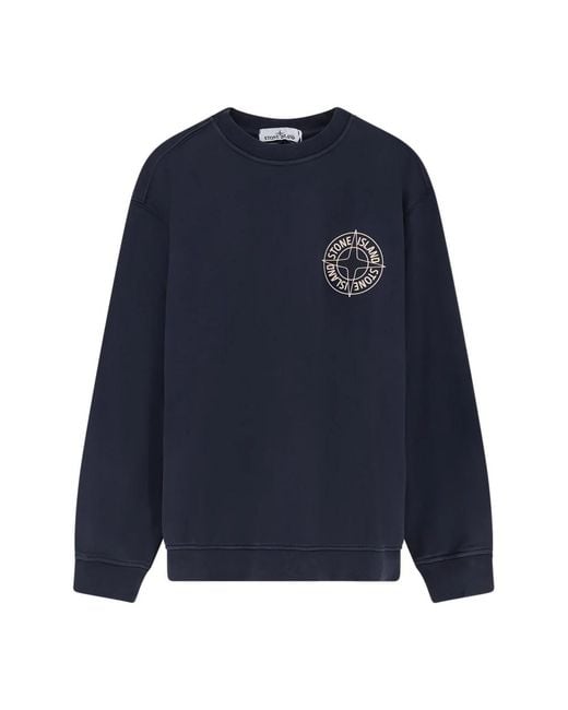Stone Island Blue Sweatshirts for men
