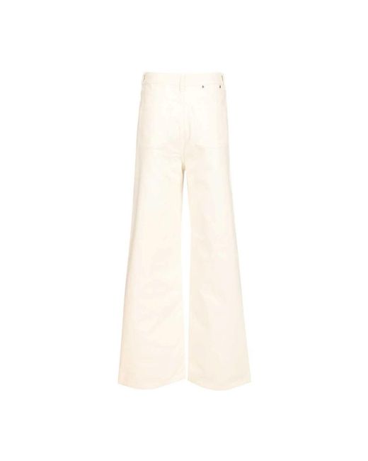Golden Goose Deluxe Brand White Wide Jeans