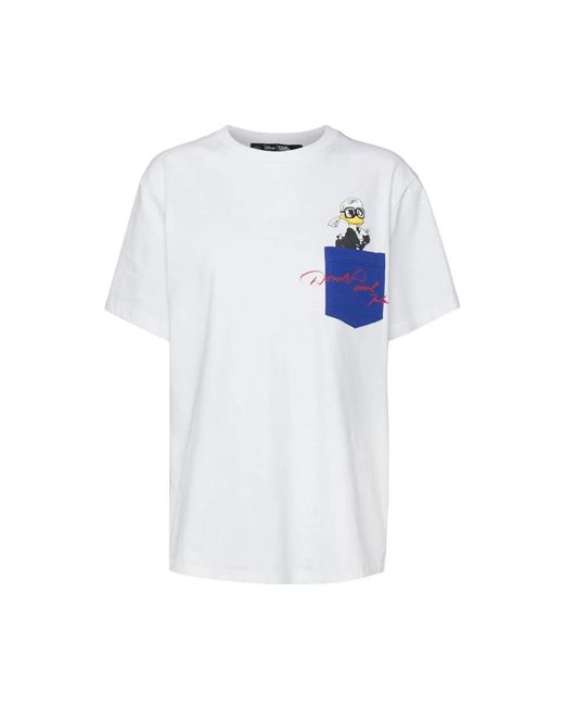 Karl Lagerfeld White T-Shirts for men