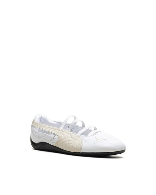 PUMA White Ballerina Shoes